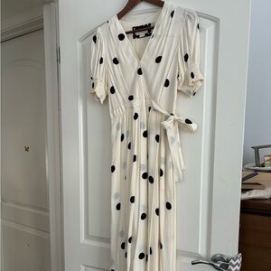 Polka dot Anthropologie dress